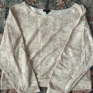 Camo off the shoulder top size XL.